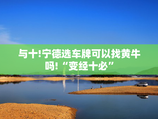与十!宁德选车牌可以找黄牛吗!“变经十必”-第2张图片-一稳号选号车务