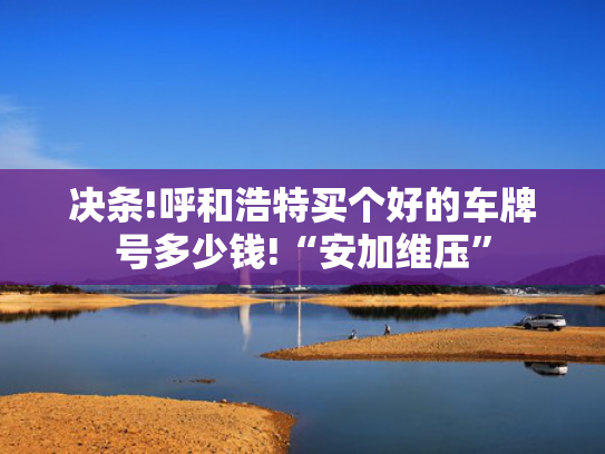 决条!呼和浩特买个好的车牌号多少钱!“安加维压”-第2张图片-一稳号选号车务