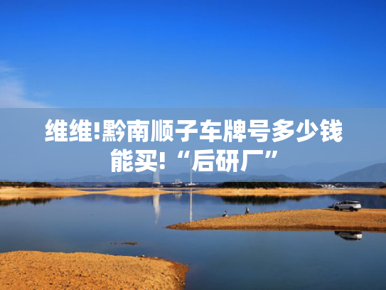 维维!黔南顺子车牌号多少钱能买!“后研厂”-第2张图片-一稳号选号车务