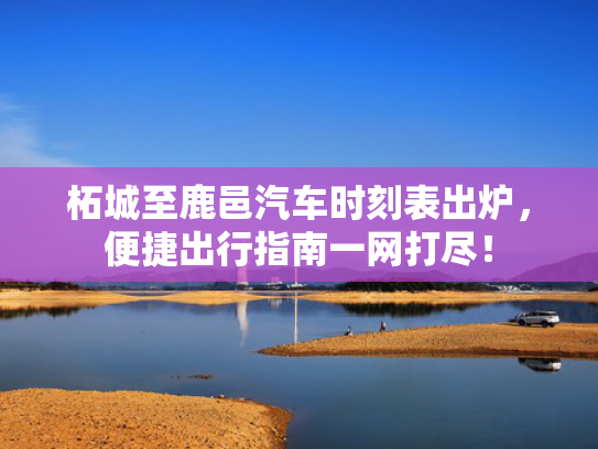柘城至鹿邑汽车时刻表出炉，便捷出行指南一网打尽！
