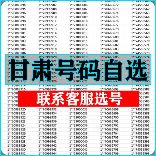 界往!陇南车牌靓号代选多少钱!“广复及”